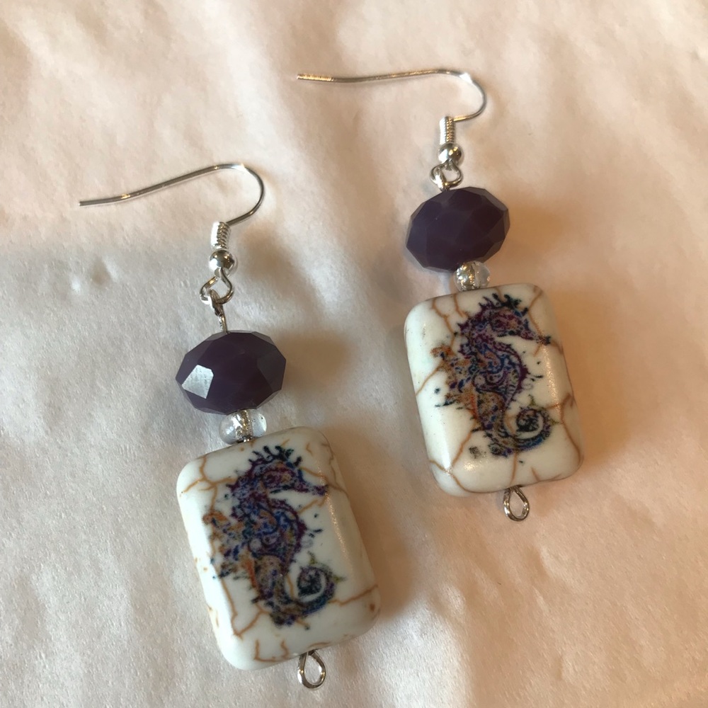 Seahorse earrings